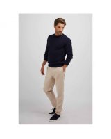 Pull col rond cachemire homme Bleu marine