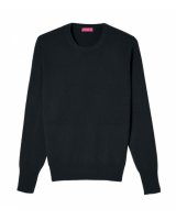 Pull col rond en cachemire Noir pour homme