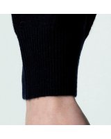 Pull col roulé Noir en cachemire Homme