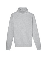 Pull col roulé Gris clair en cachemire Homme