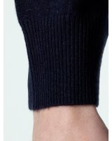 Pull col roulé Bleu marine en cachemire Homme Bleu marine