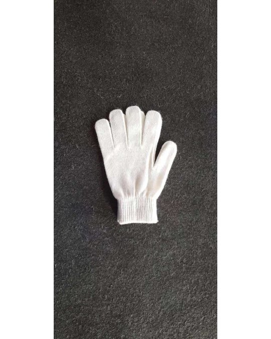 Gants en cachemire winter short blanc