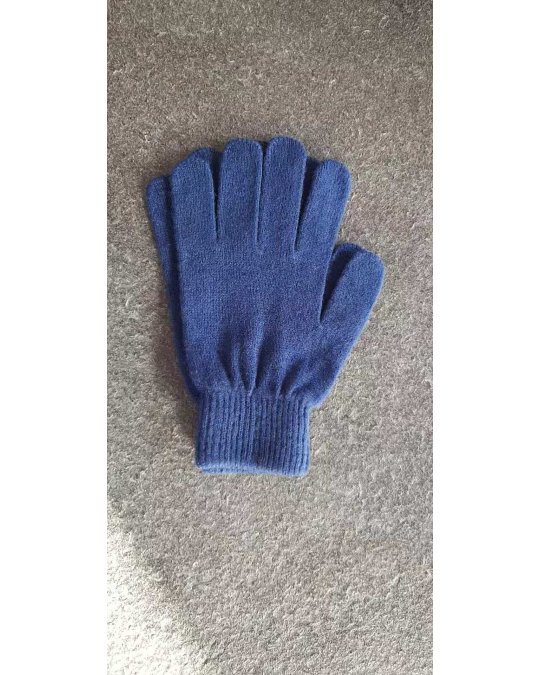 Gants en cachemire winter short Bleu azur