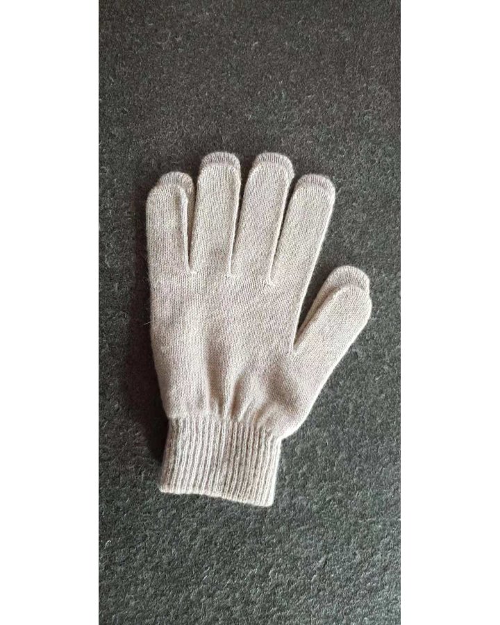 Gants en Cachemire Beige