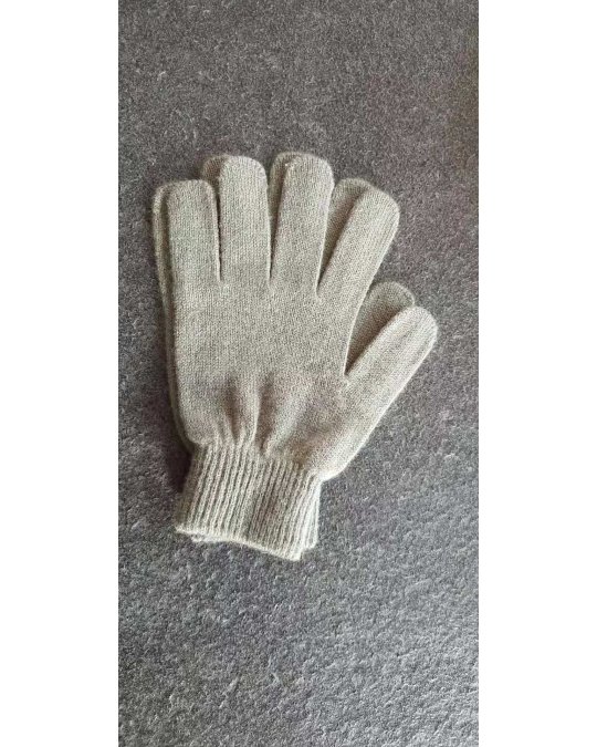 Gants en cachemire winter short Vert ambre