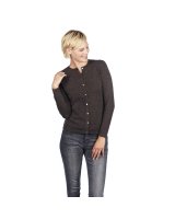 Cardigan en cachemire anthracite pour femme
