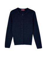 Cardigan en cachemire bleu marine pour femme