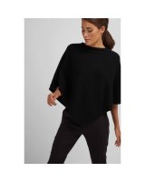 Poncho en cachemire Noir