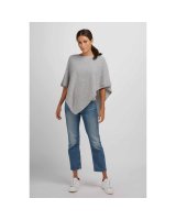 Poncho en cachemire Gris clair