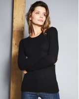 Pull en cachemire col rond manches longues