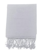 Pashmina Ultra doux en cachemire Gris clair