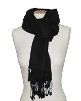 Pashmina Ultra doux en cachemire Noir