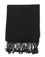 Pashmina Ultra doux en cachemire Noir