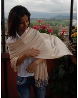 Pashmina Ultra doux en cachemire Beige