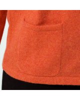 Gilet col en V en cachemire Inferno pour Femme