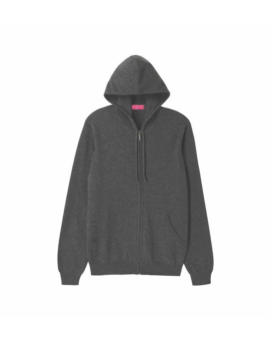 Pull gilet zip savannah cachemire