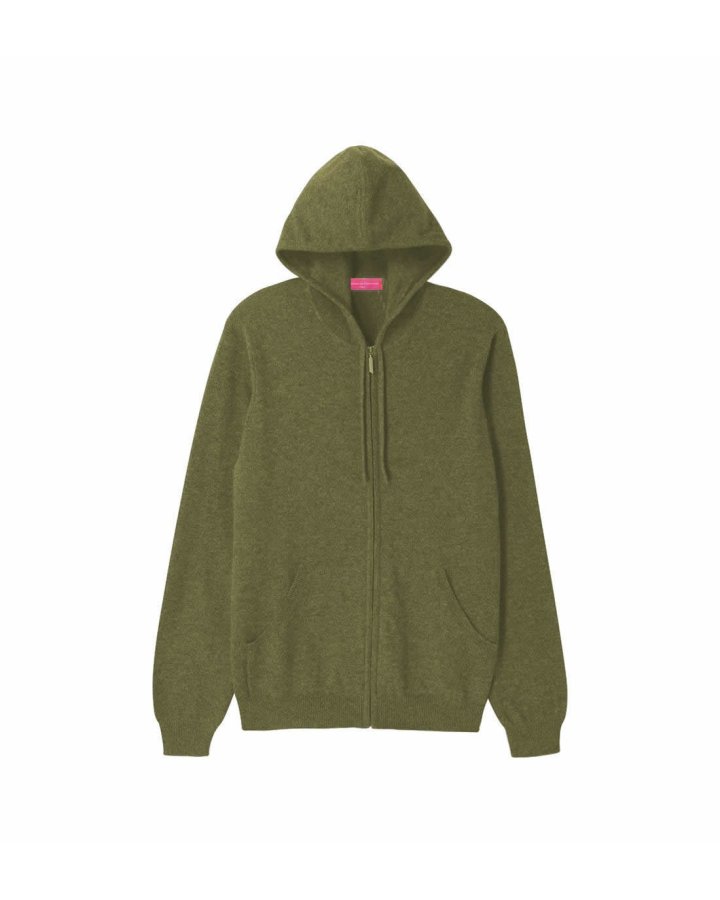 Pull gilet zip savannah cachemire