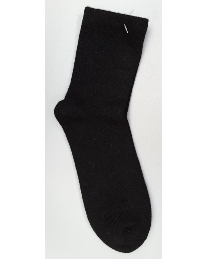 Chaussettes en cachemire noir | Hermine de Pashmina