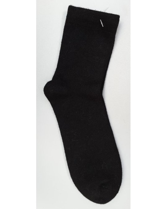 Chaussettes en cachemire noir | Hermine de Pashmina