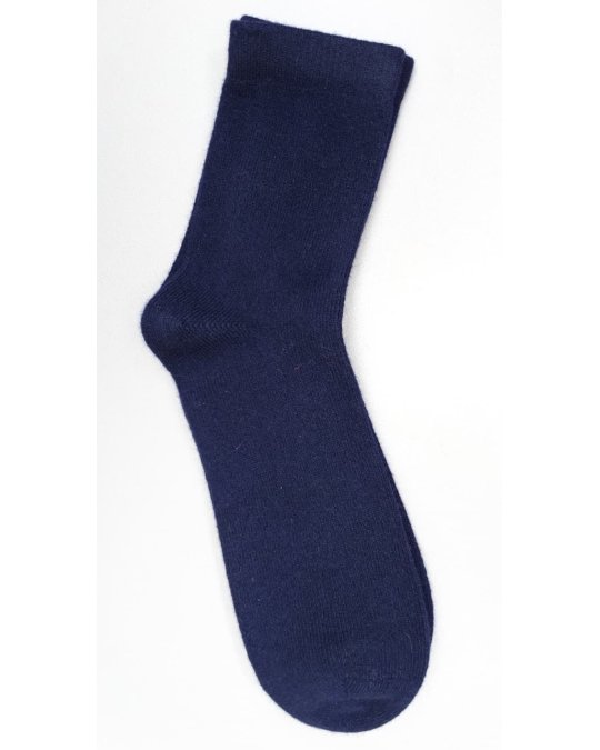 Chaussettes cachemire bleu marine | Hermine de Pashmina