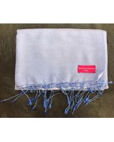 Pashmina en eau de soie Bleu ciel