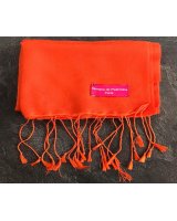 Pashmina en eau de soie Orange