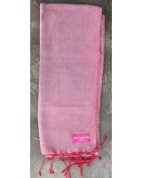 Pashmina en eau de soie Rouge et bleu clair