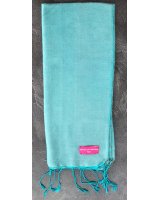 Pashmina en eau de soie Turquoise pâle