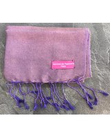 Pashmina en eau de soie Violet et marron