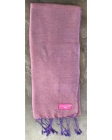 Pashmina en eau de soie Violet et marron