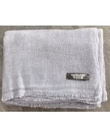 Pashmina pur cachemire gris clair | Hermine de Pashmina