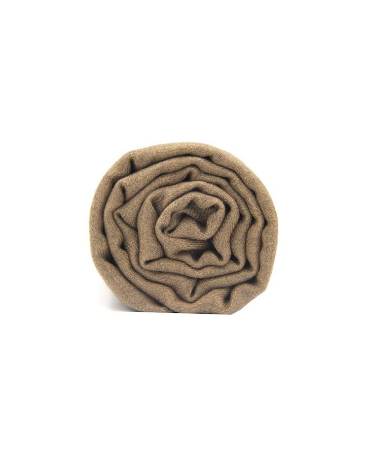 Pashmina Himalayan en Cachemire Beige Foncé