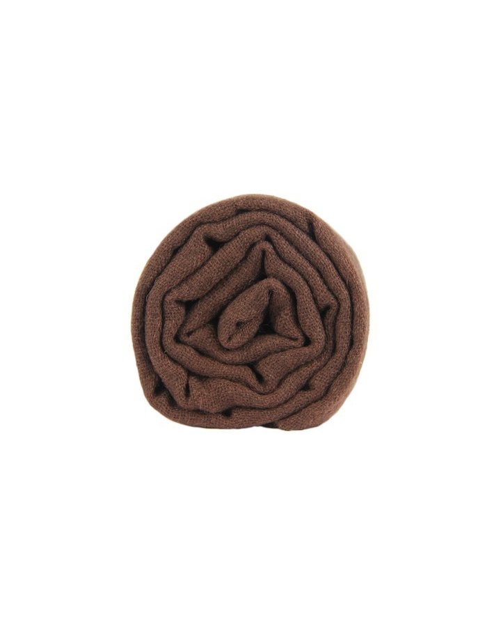 Pashmina Himalayan en Cachemire Marron foncé