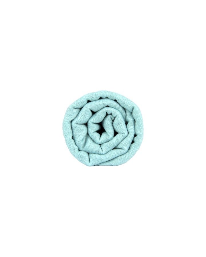 pashmina cachemire et soie de luxe bleu ciel