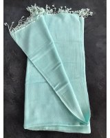 pashmina cachemire et soie bleu ciel
