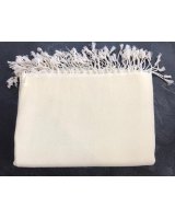 pashmina cachemire et soie de luxe jaune pâle