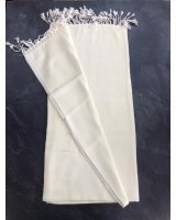 pashmina cachemire et soie de luxe jaune pâle