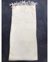 pashmina cachemire et soie de luxe jaune pâle