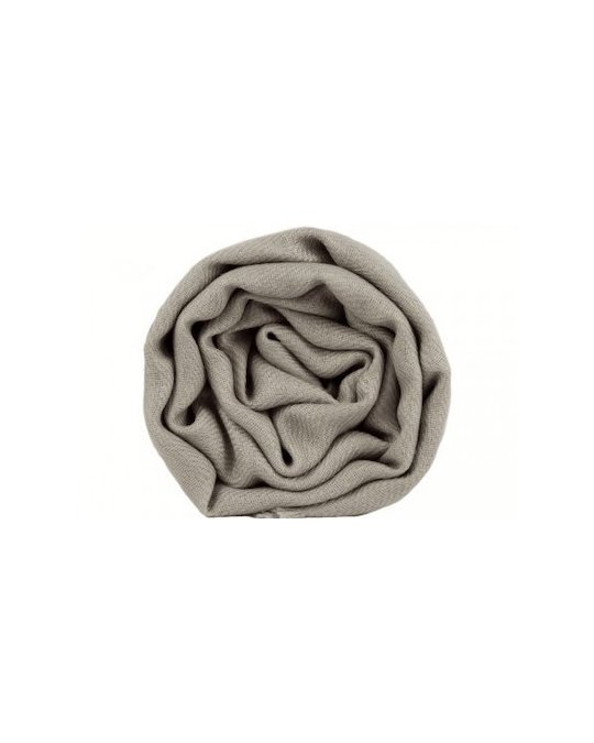 pashmina cachemire et soie de luxe gris