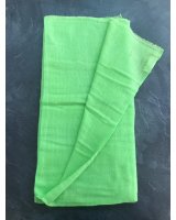 Pashmina en Pur Cachemire Vert Campagne