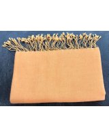 pashmina cachemire et soie de luxe orange pâle
