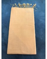 pashmina cachemire et soie de luxe orange pâle