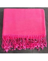 pashmina cachemire et soie de luxe rose