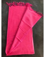 pashmina cachemire et soie de luxe rose