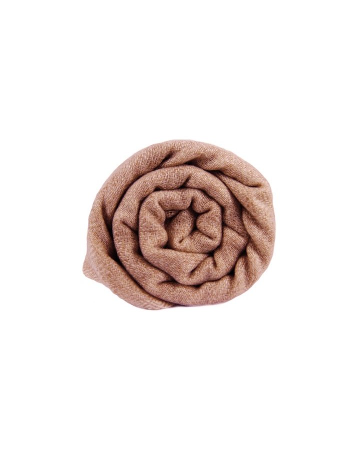 Pashmina Himalayan en Cachemire Beige moyen