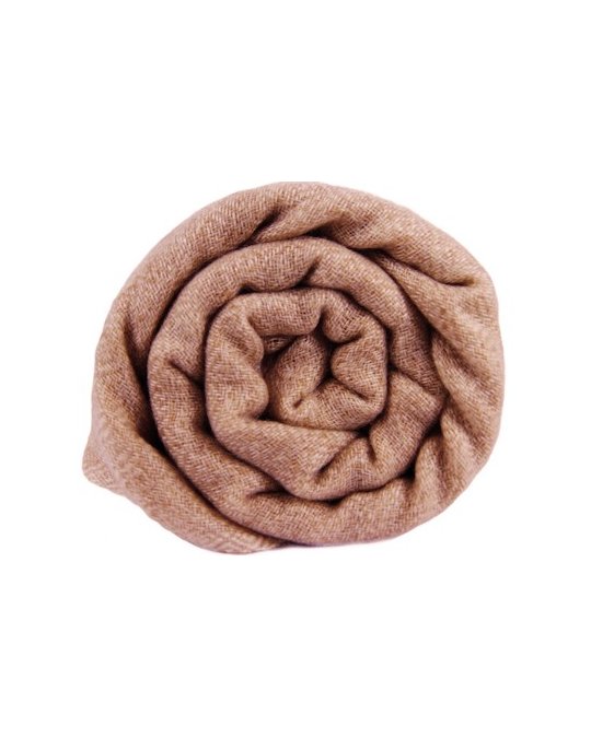 Pashmina Himalayan en Cachemire Beige moyen