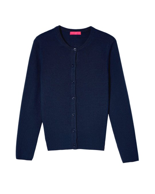 Cardigan en cachemire bleu surf pour femme