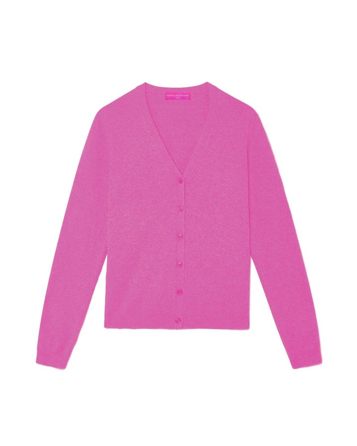 Gilet col V cachemire Haribo | Hermine de Pashmina