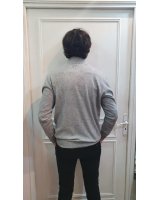 Pull camionneur 2 fils Gris clair