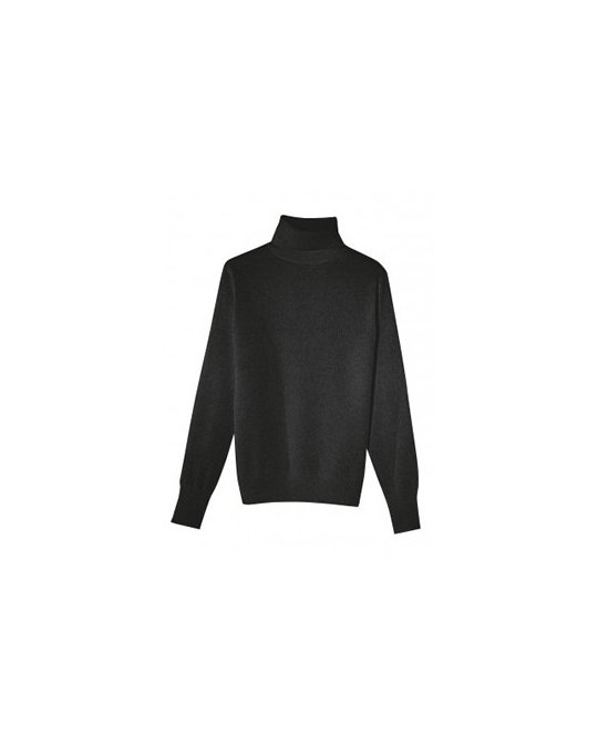 Pull col roulé en cachemire Homme Anthracite